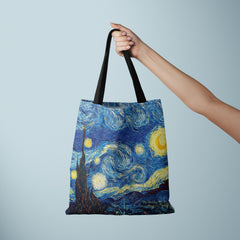 Van Gogh Inspired Sunflower Canvas Bag Painting