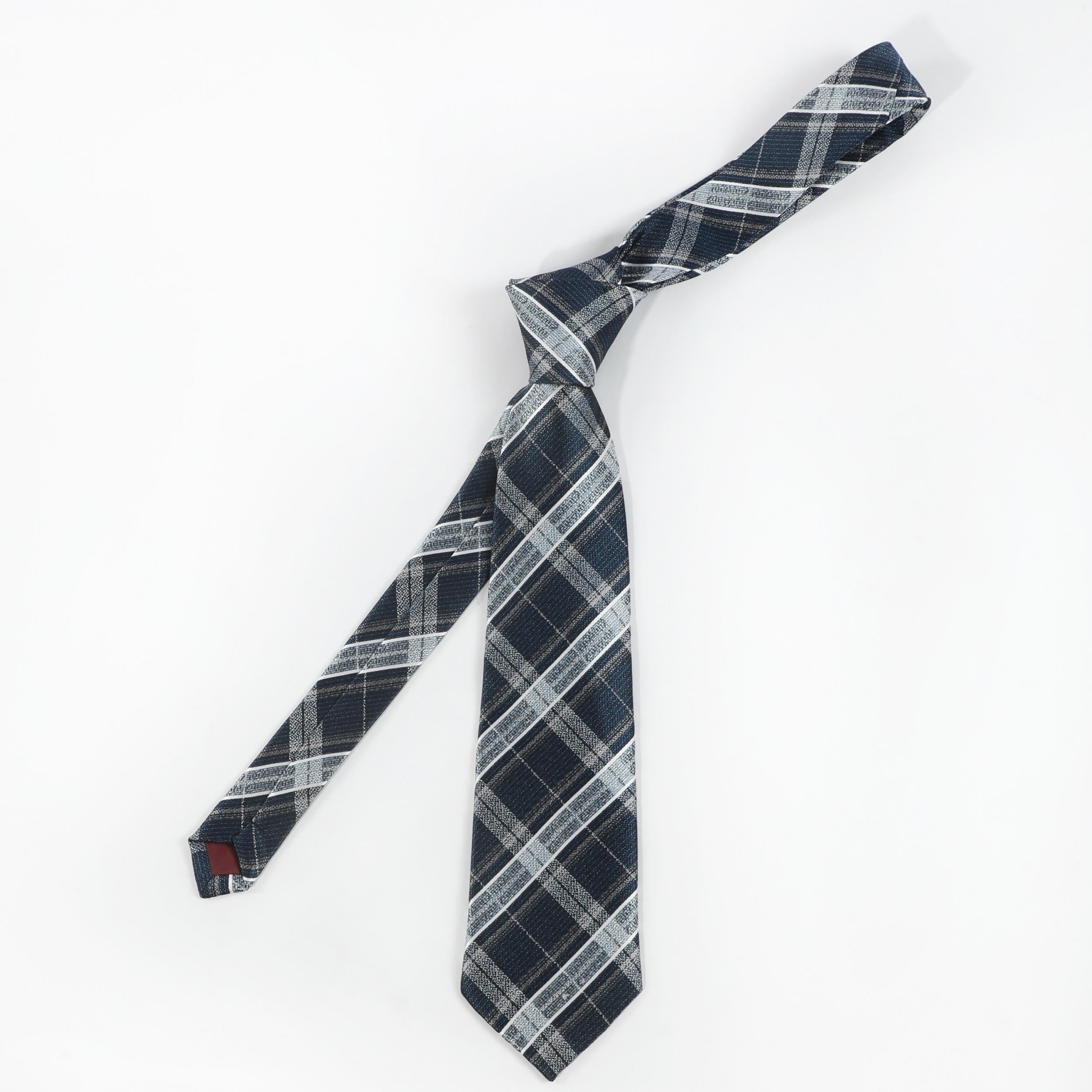 Men's Plaid Striped Ties Wedding Gift Classic Daily Neckties