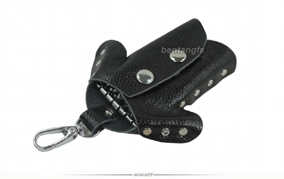 Leather Key Holder Case Keychain Key Wallet MC-802