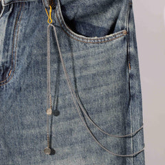 Men's Earphone Necklace Trousers Chain Belt