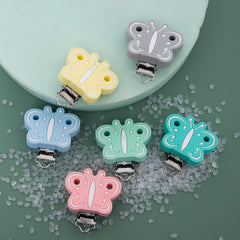 Silicone Butterfly Pacifier Clip