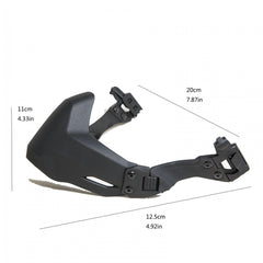 Universal Helmet Rail Half Seal Protective Mask