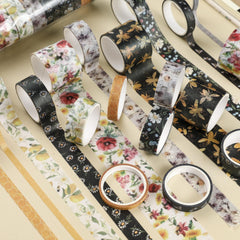 10pcs Bee Themed Decorative Paper Tape DIY Crafts Gift Wrapping Scrapbooking