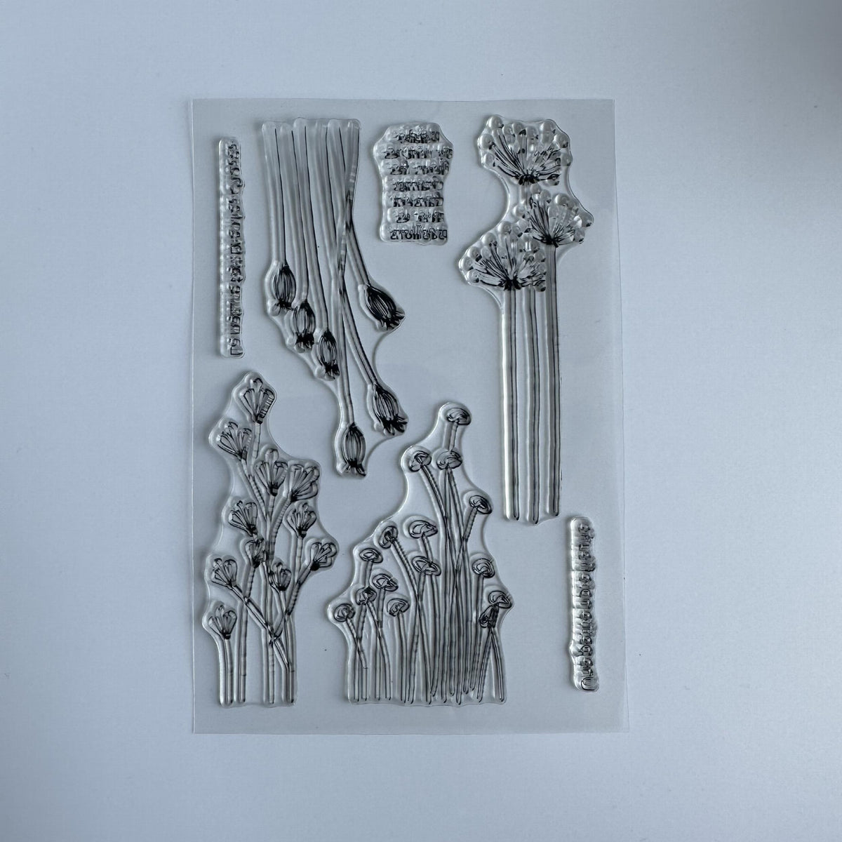Nature Theme Silicone Stamp for Card Making & Scrapbooking