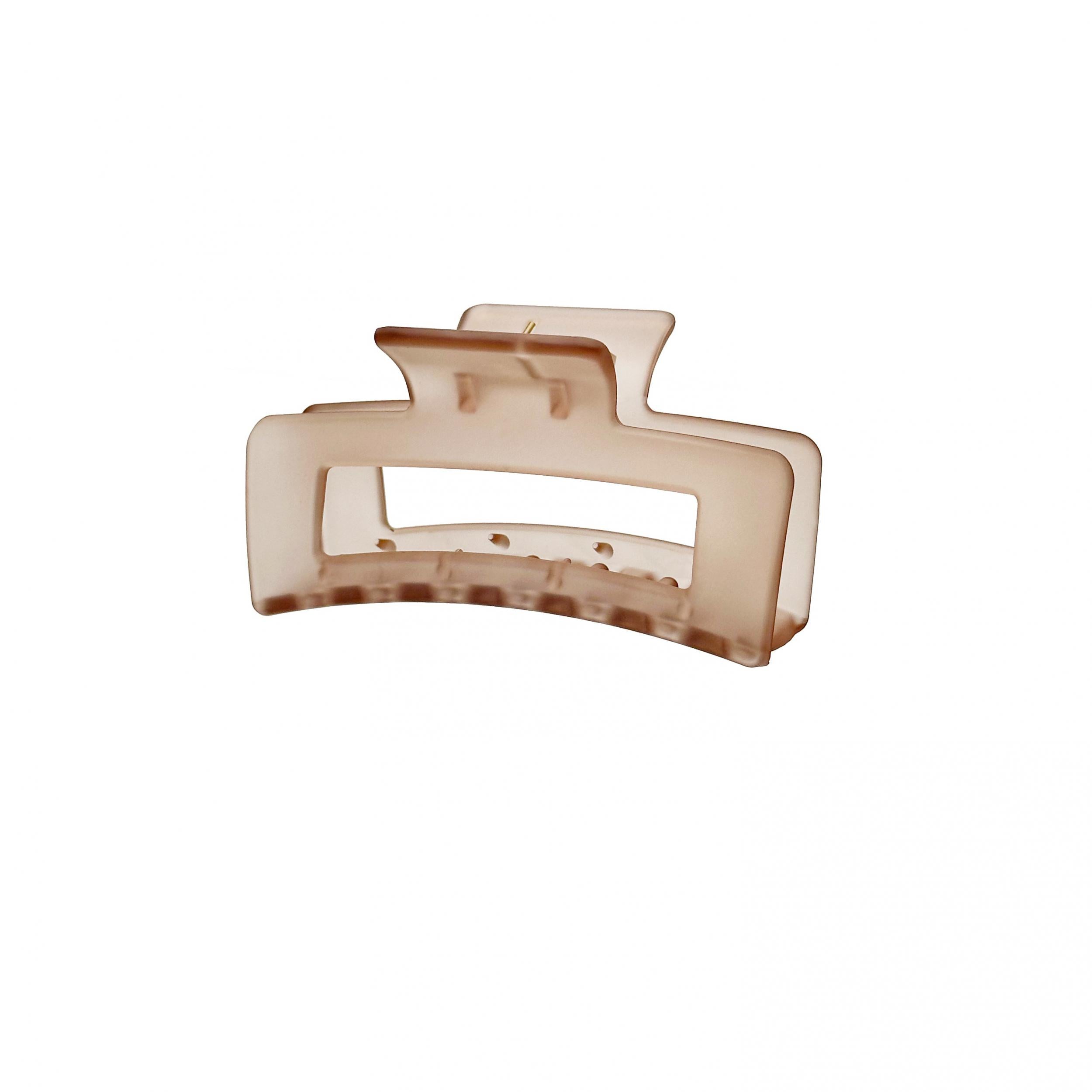 Transparent Rectangle Hair Claws Matted Texture Hair Accessories