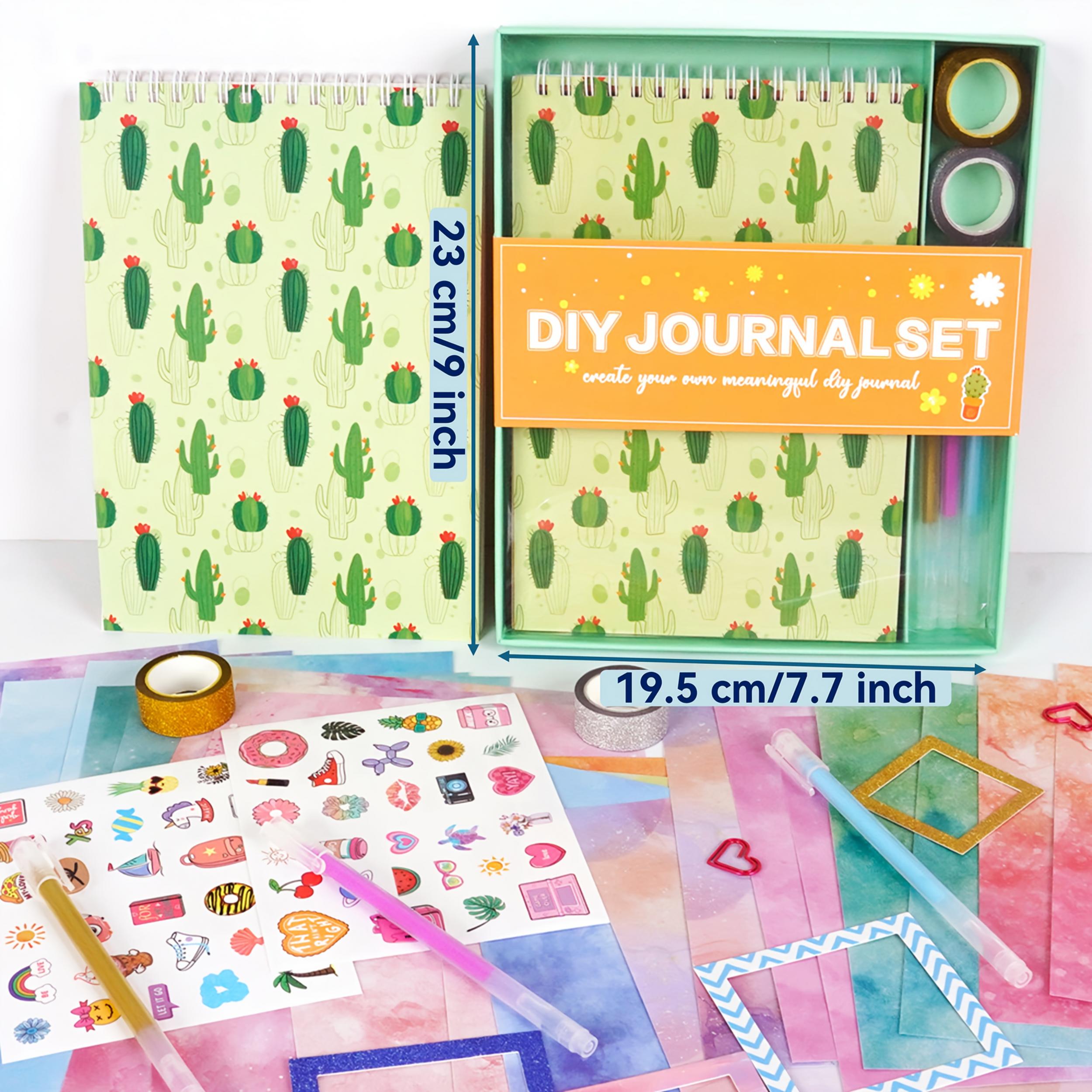 48pcs DIY Scrapbook Journal Kit Art Supplies Gift Set
