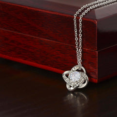 Love Knot Necklace for Daughter - Hard to Find Words