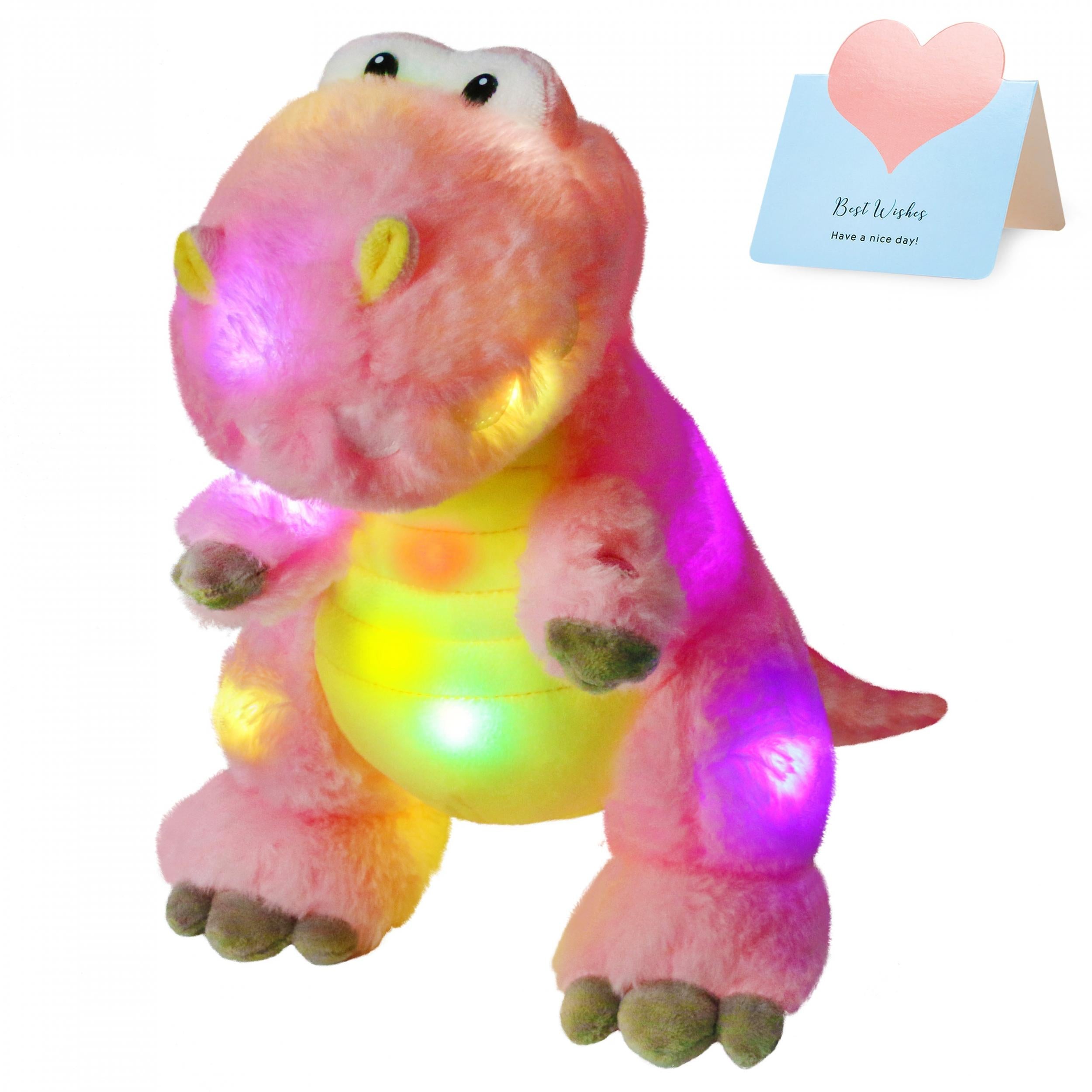 Glow Guards Glow Dinosaur Plush Toy LED Night Light 15 Minutes Sleep Timer