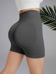  Sports Shorts Women's Tummy Control Butt Lifting Yoga Shorts