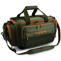Large Capacity Fishing Tackle Bag with Shoulder Strap