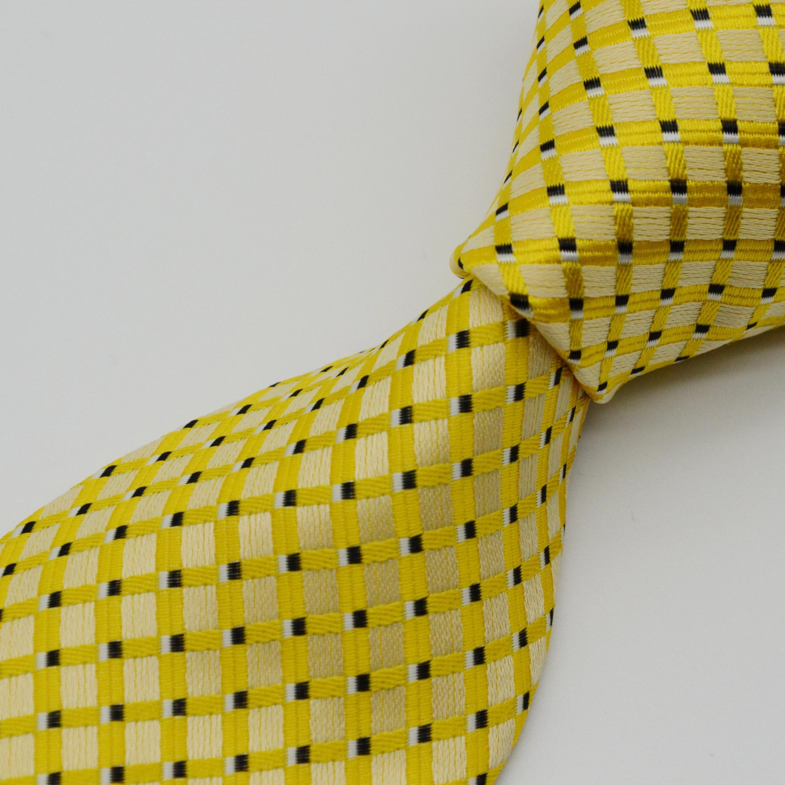 Men's Classic Necktie Patterned Tie Business Tie Grid Party Wedding Tie