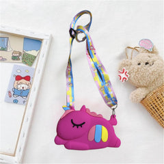 Silicone Keychain Wallet Fidget Toy Crossbody Bag