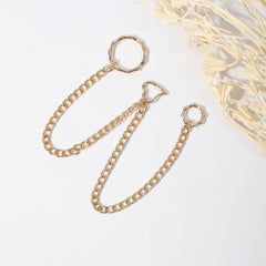 Men's Bamboo Circle Love Pants Chain Belt Direction