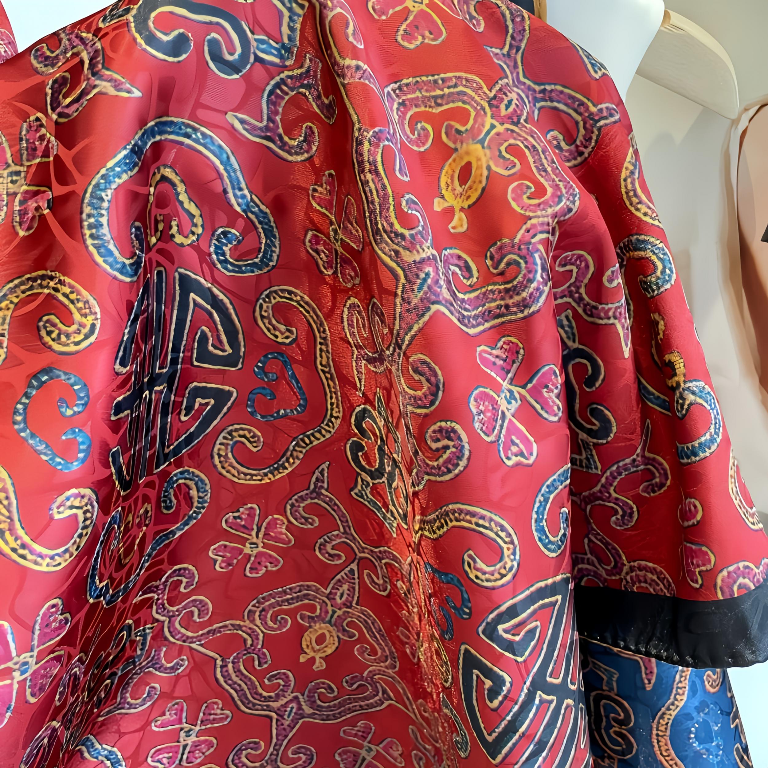 Vintage Inspired Double Sided Large Shawl Sun Protection Blanket Neck Scarf