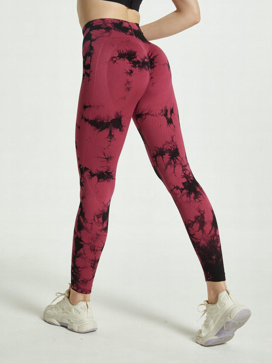Tie Dye High Waist Yoga Leggings - Activewear for Women
