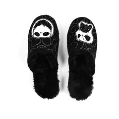 Men's Halloween Warm Cozy Slides Fleece Slippers