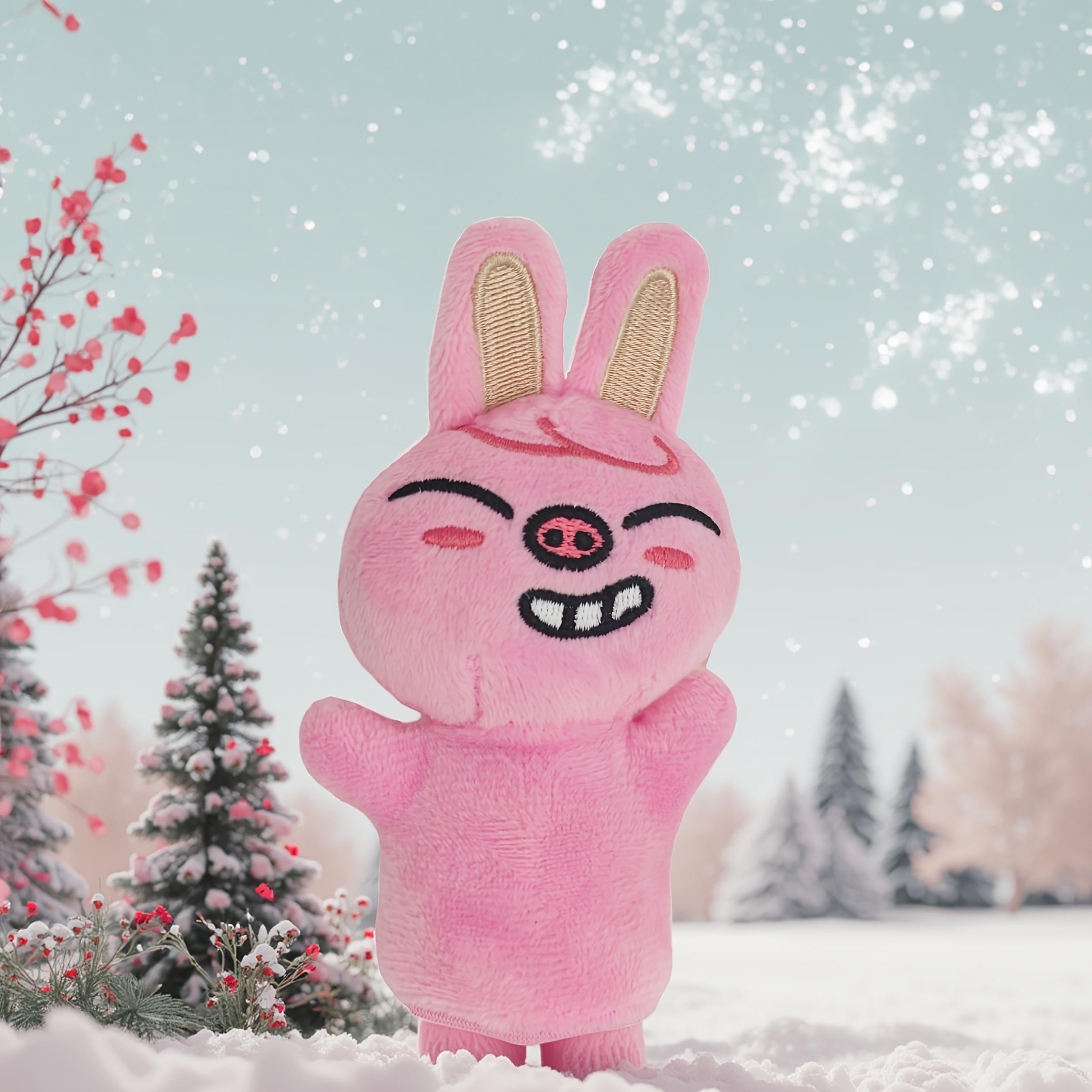 Mini Plush Doll Set Interactive Finger Puppet Toy