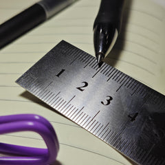 7.87in Stainless Steel Ruler for Various Uses