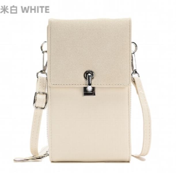 Solid PU Women's Wallet Phone Bag