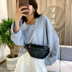 Women's Solid Waist Pack Travel Belt Bag