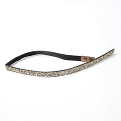 Yellow Full Rhinestone Elastic Belt for Party Prom