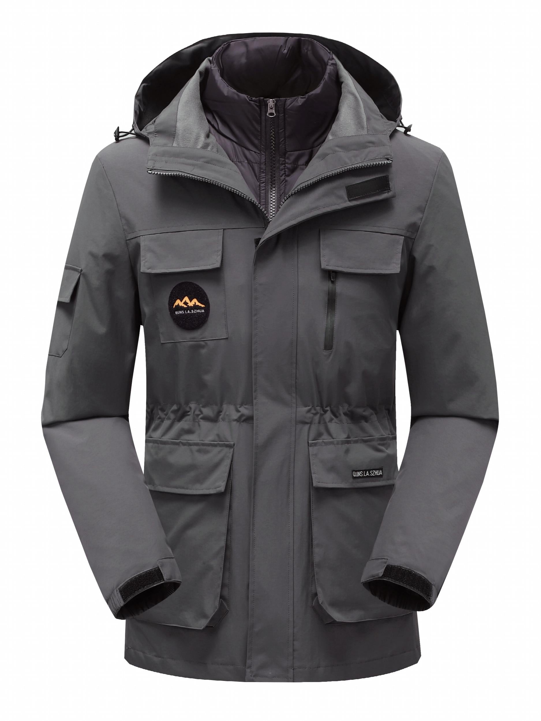 Winter Windbreaker with Detachable Inner Liners - Outdoor Gear for Men and Women