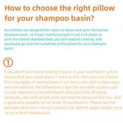 Shampoo Bowl Neck Rest Hair Wash Neck Cushion