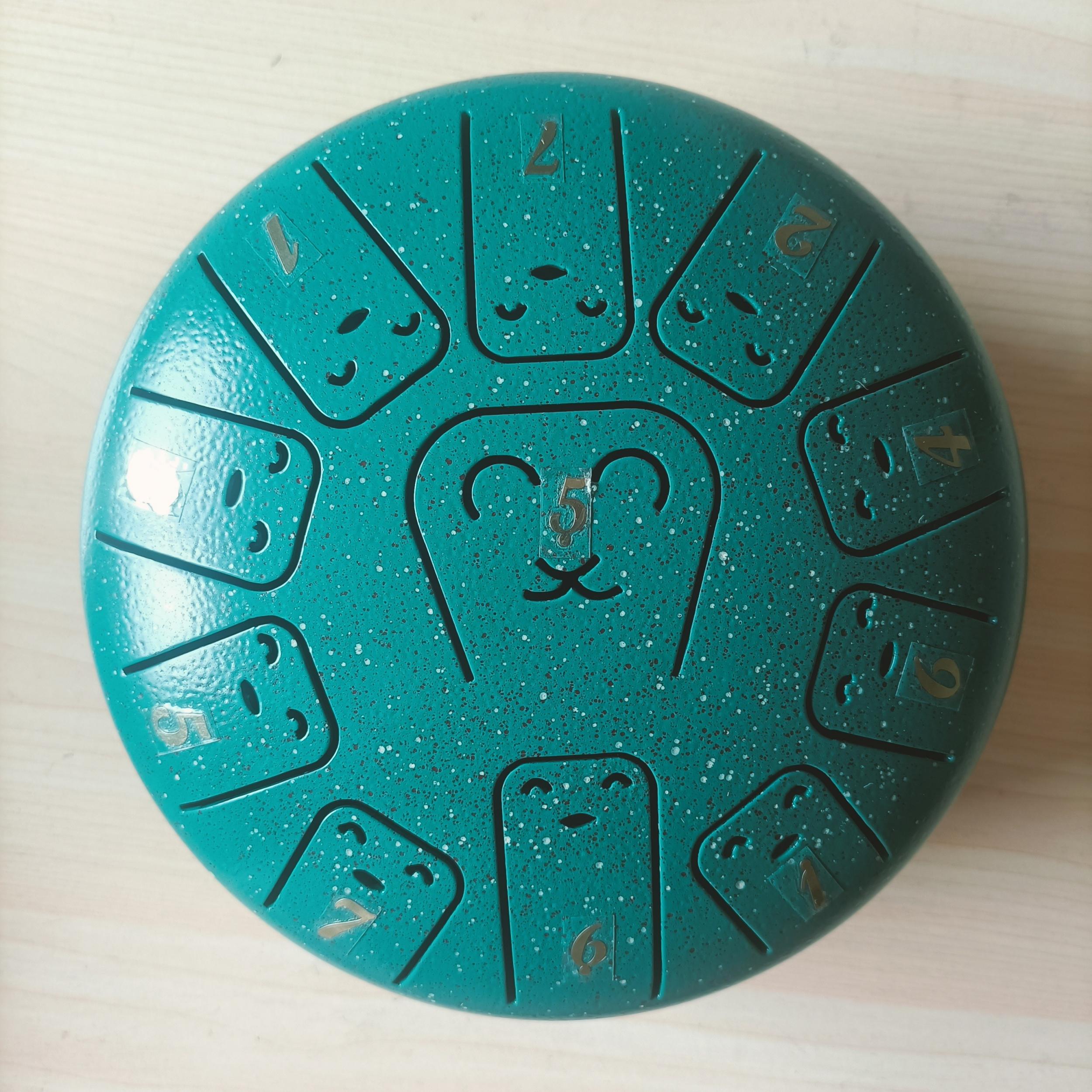 15 75 Cm 11 Tone Steel Tongue Drum Percussion Instrument