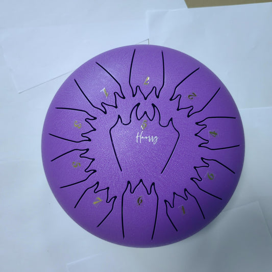 25cm Steel Tongue Drum with Loud Sound for Beginners