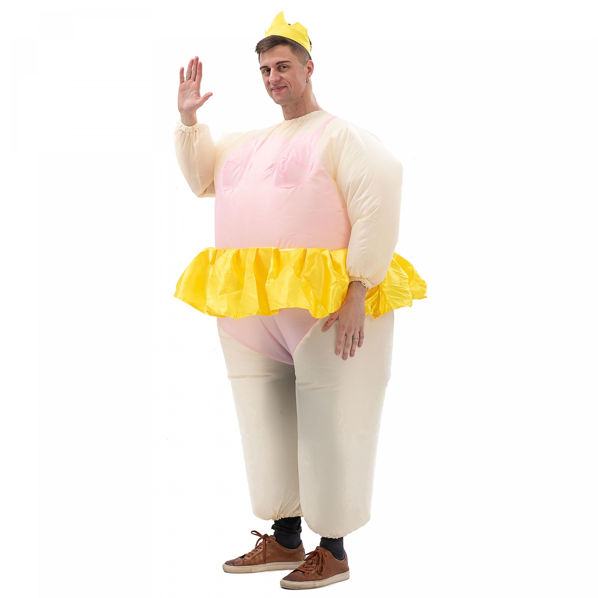 Pink Ballet Inflatable Costume Adult Height 150