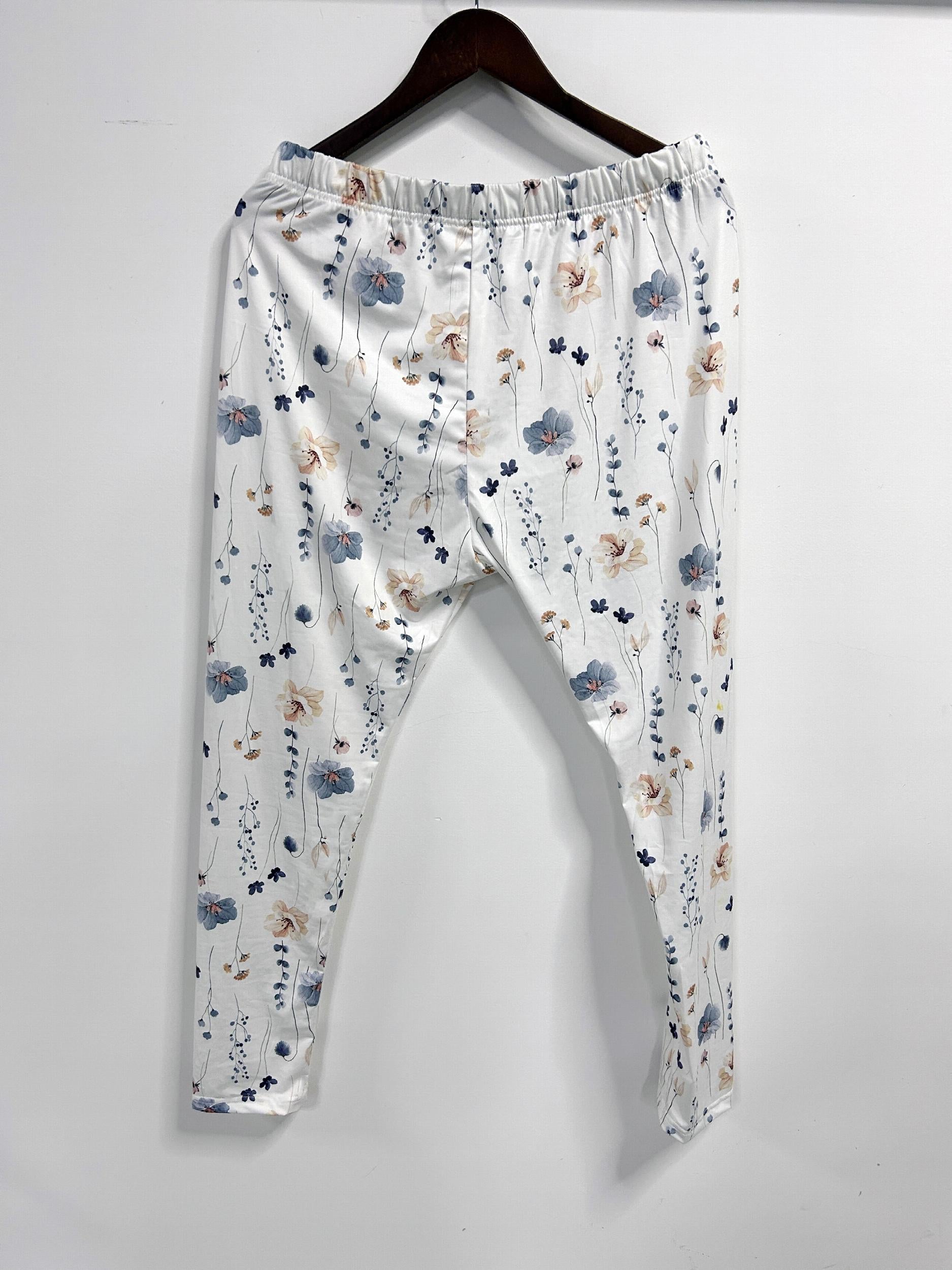  High Rise Floral Print Leggings