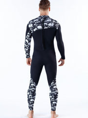 Men's Skulls Neoprene Diving Suit Warm Anti Jellyfish Cold Proof One Piece