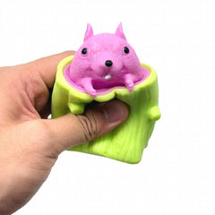 Squirrel Decompression Toy Soft Tricky Toy For Stress Relief