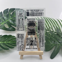1pc Number Stamps Stencils DIY Scrapbook Embossing