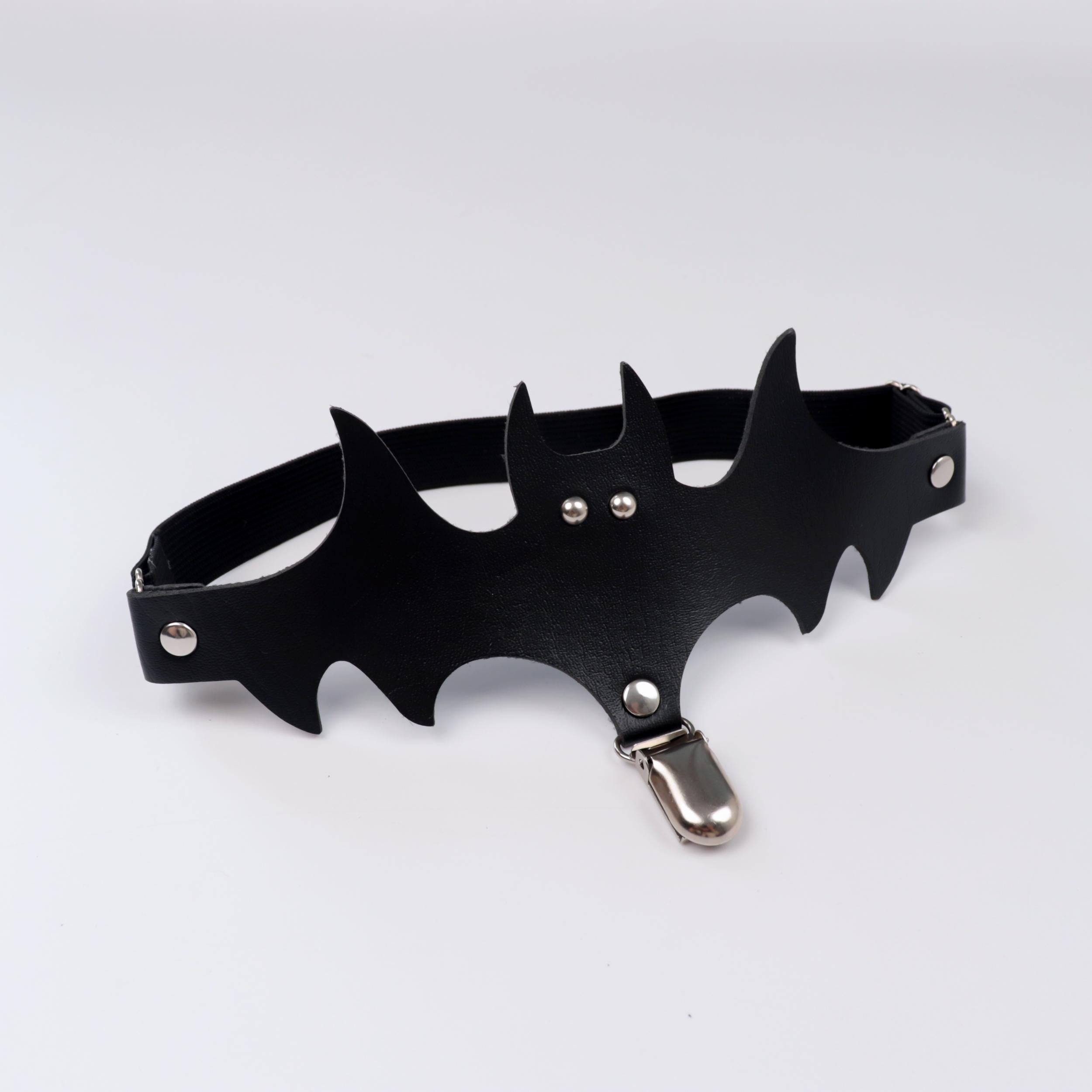 Bat Wings Garter Belt Gothic Harness Belt Punk Single Leg Garter Belt