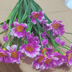 UV Resistant Plastic Daisies Home/Outdoor Decoration Artificial Flowers