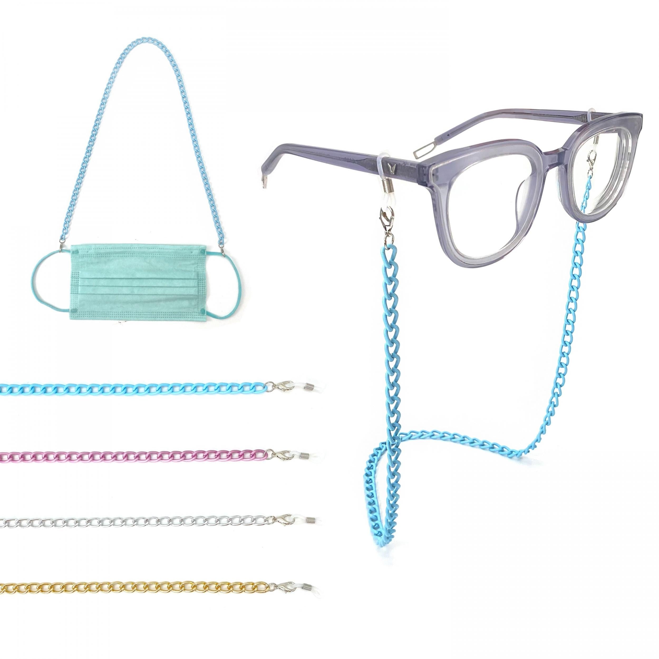 Metal Glasses Chain Stylish Anti-Slip Lanyard Strap Reading Glasses Retainer