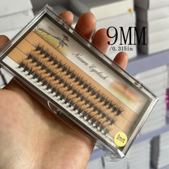 20D 0.07C Long Cluster Lashes 8-14mm Easy DIY Faux Mink Eye Makeup