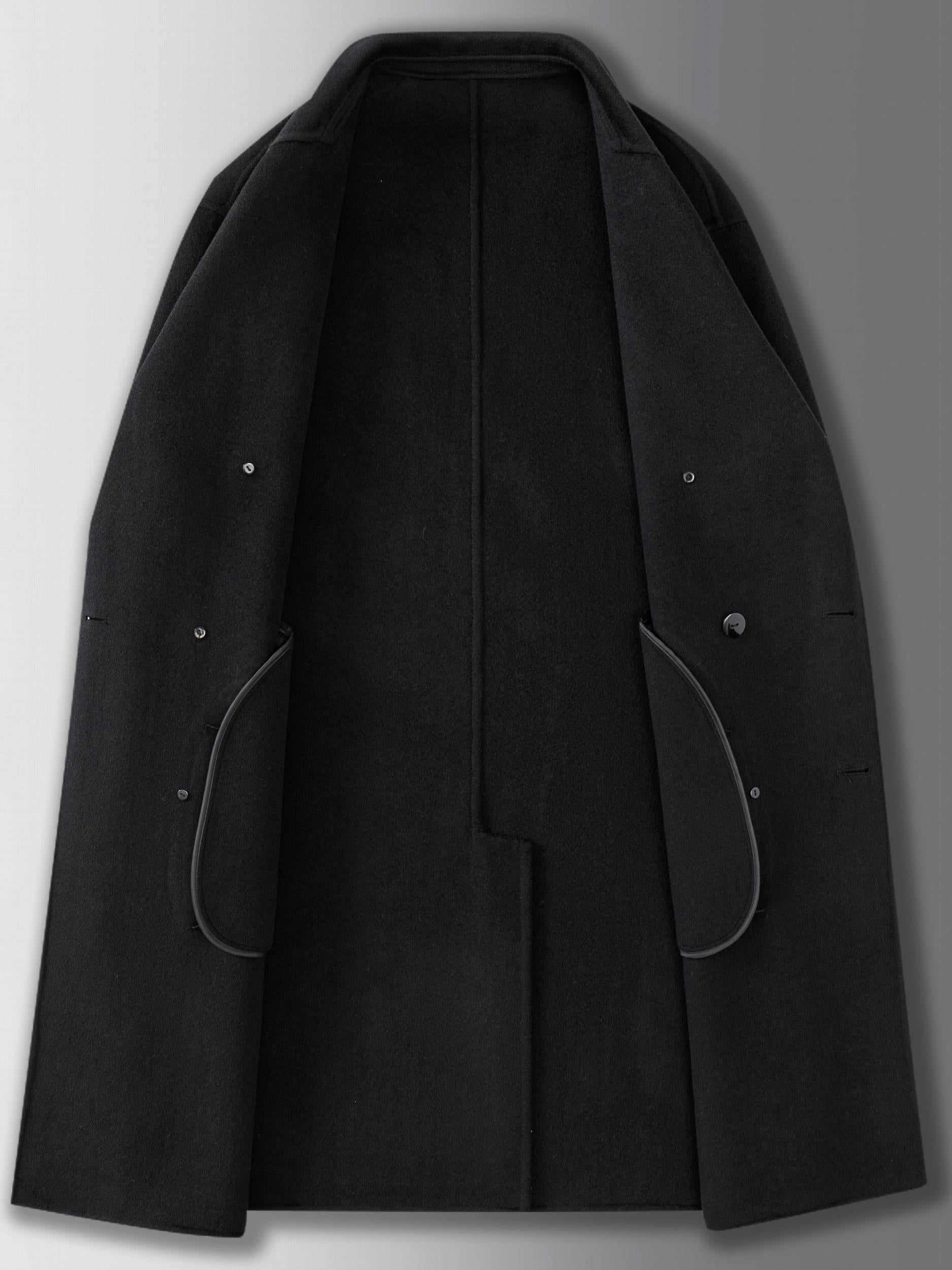 Men's Wool Blend Coat Fall Winter Overcoat