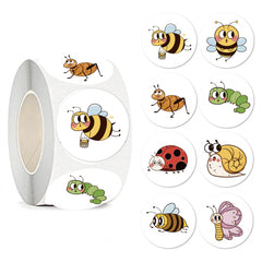 500pcs Cartoon Bee Butterfly Insect Reward Sticker