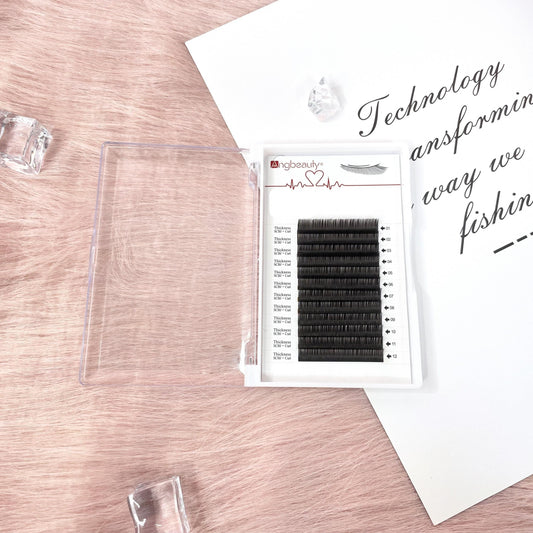 Single Eyelash Extensions 8 16mm Style Faux Lashes Set