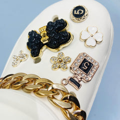18pcs Bling Shoe Charms For Women Girls Kids Mixed Cartoon Decoration Charms