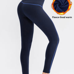 High Waist Fleece Liner Yoga Pants Slimming Leggings