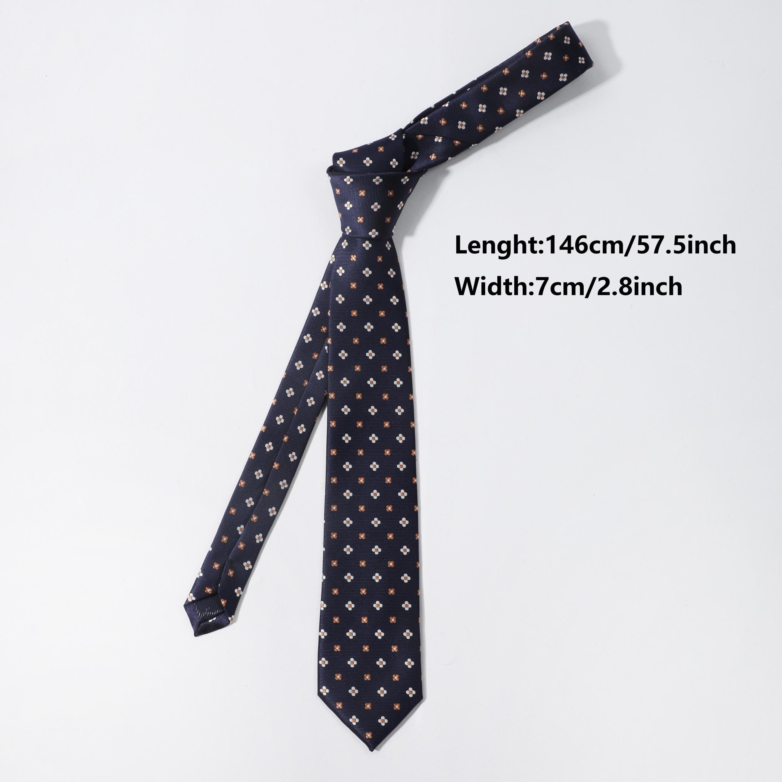 Men's Small Flower Tie for Business Attire