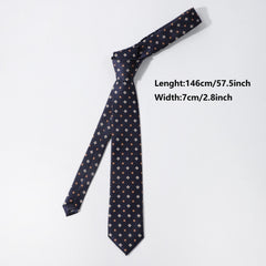 Men's Small Flower Tie for Business Attire