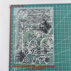 Number Stamps Stencils for DIY Scrapbook Card Craft Embossing