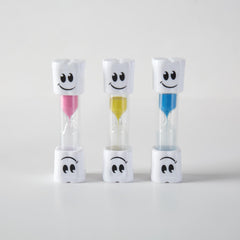 6 Pack Smiley Face Hourglass Timer Student Swimming Timer