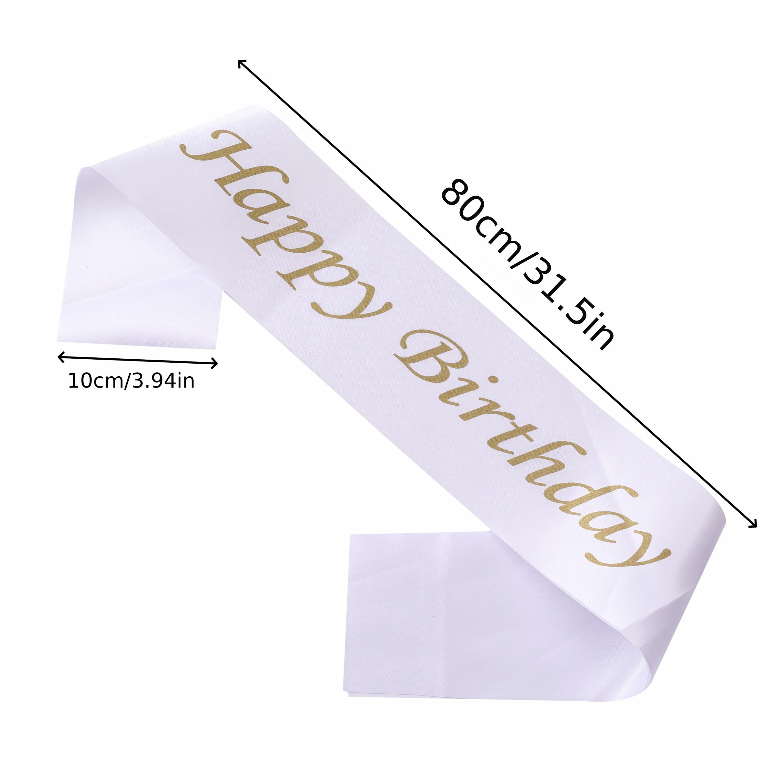 Happy Birthday Party Sash - Birthday Party Accessories