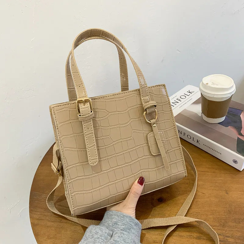 Stone Pattern Large-capacity Messenger Bag for Women