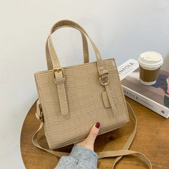 Stone Pattern Large-capacity Messenger Bag for Women